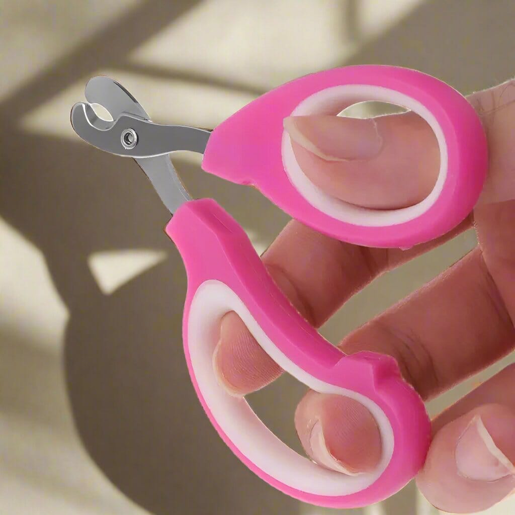 Coupe Ongle pour Chat - PetCatNailScissor™ - Rose Blanc