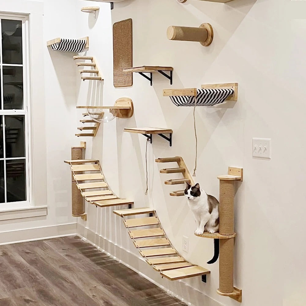 Arbre a chat mural exemple
