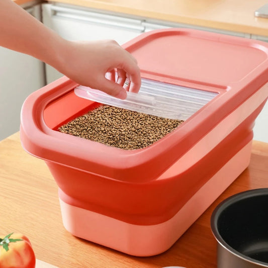 Boite a croquettes pour chat rose petit cuisine