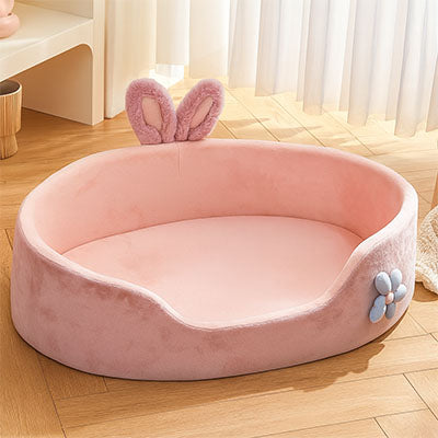 Panier chat rose
