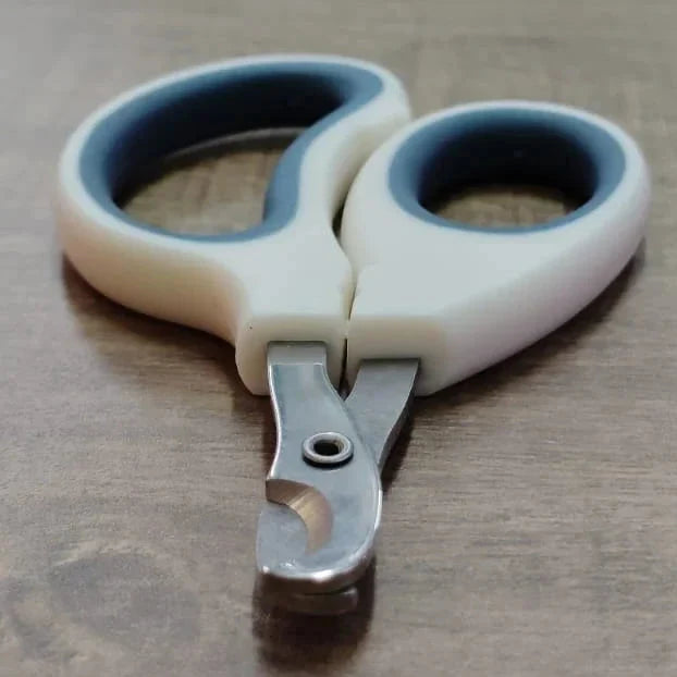 Coupe Ongle pour Chat - PetCatNailScissor™ - Blanc Bleu Encre