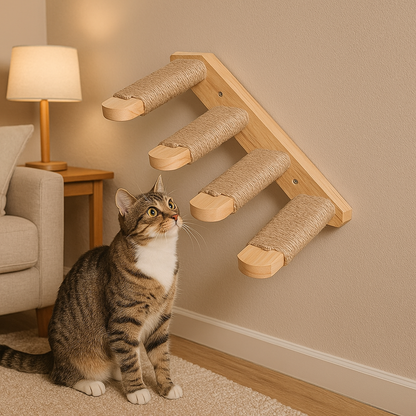 Arbre a chat mural Escalier A