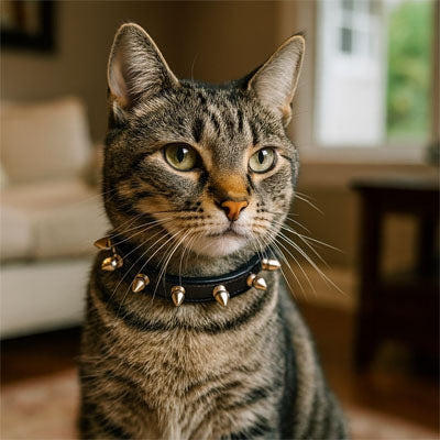 Collier Chat noir male