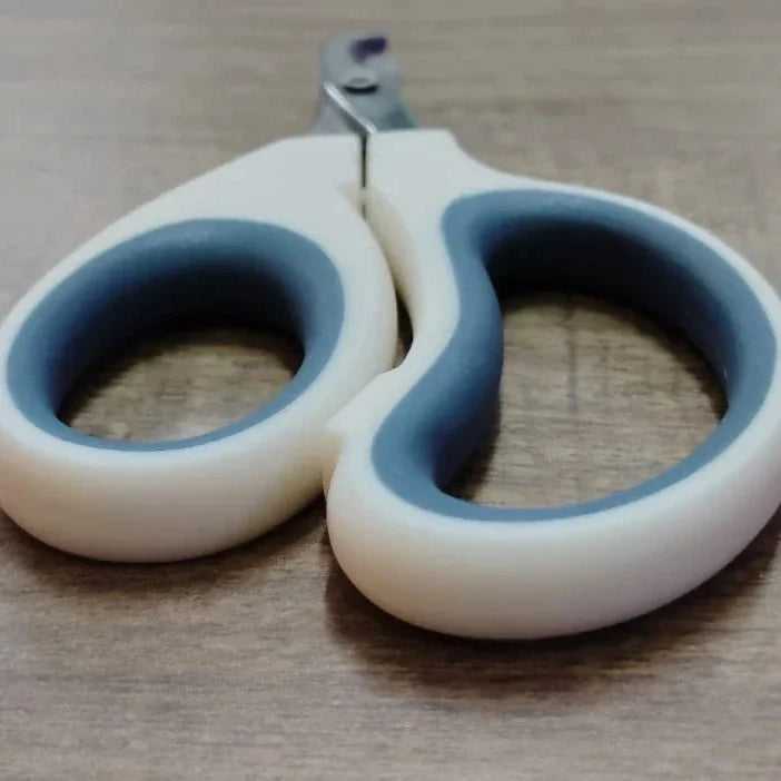 Coupe Ongle pour chat blanc bleu haut