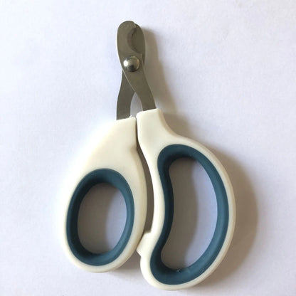 Coupe Ongle pour chat blanc bleu surface