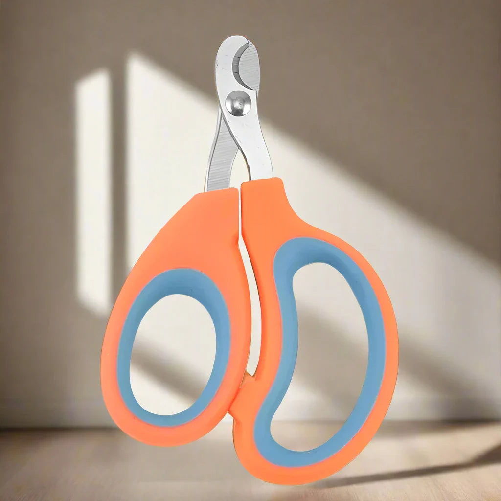 Coupe Ongle pour chat orange bleu haut