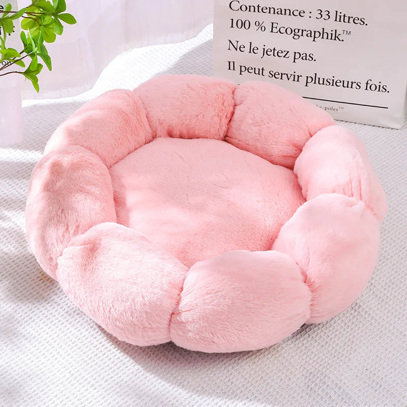 Coussin pour chat rose