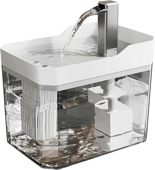 Fontaine a Eau pour Chat blanc fond