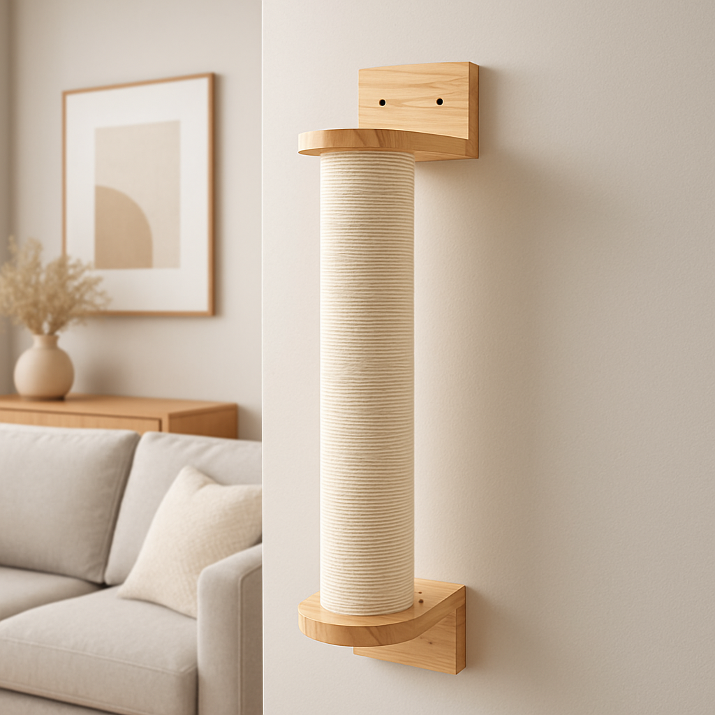 Griffoir chat 50cm sur mur