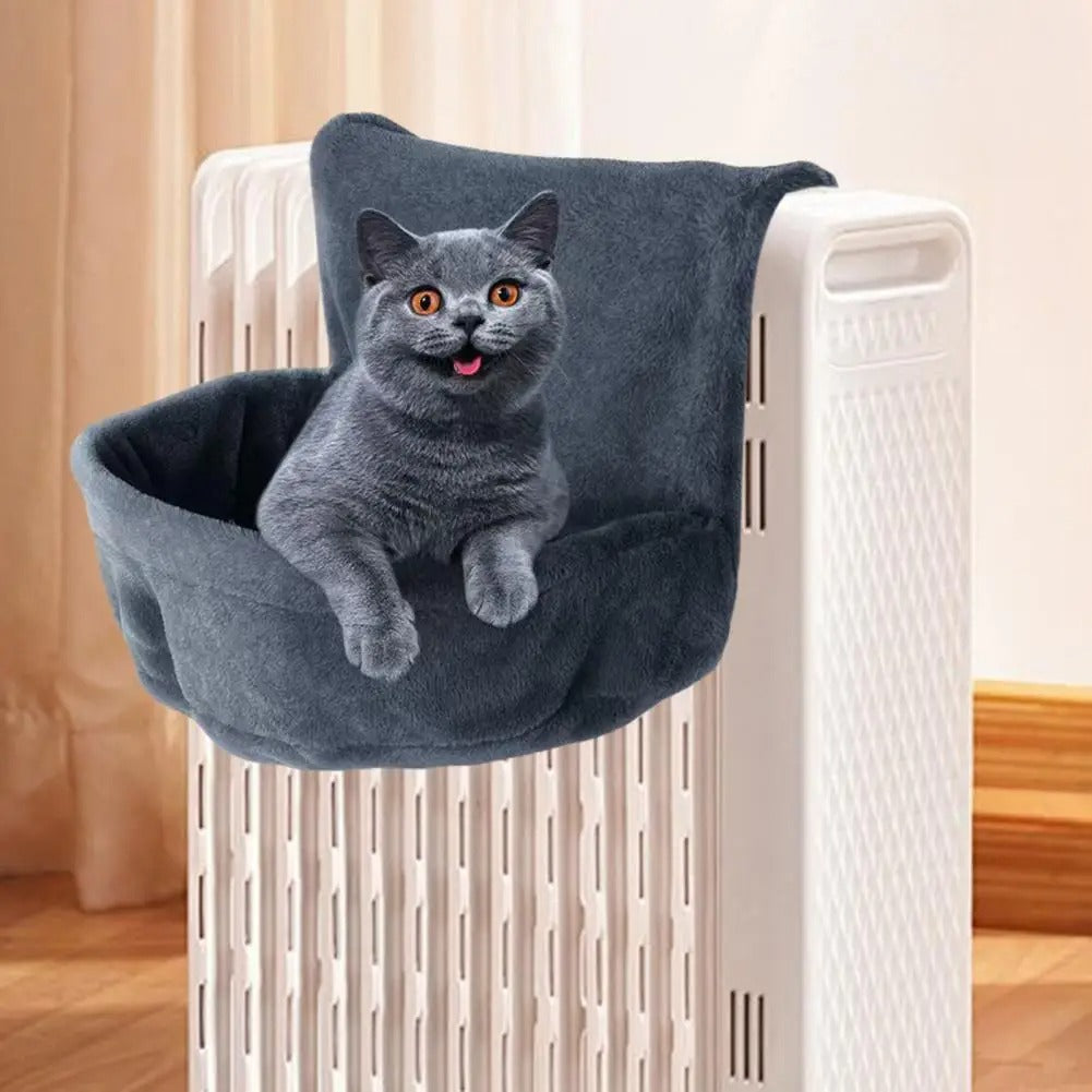 Hamac pour Chat dans chambre sur chauffage