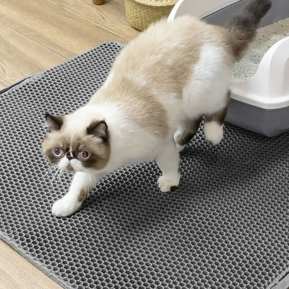 Tapis chat litière chat sort de litiere