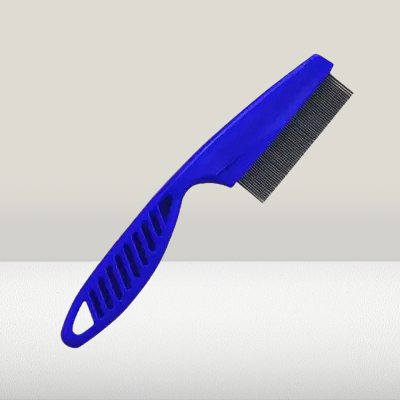 brosse pour chat bleu soin