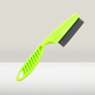 brosse pour chat vert soin