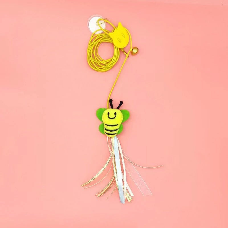jouet chat interactif abeille verte