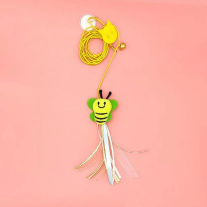 jouet chat interactif abeille verte
