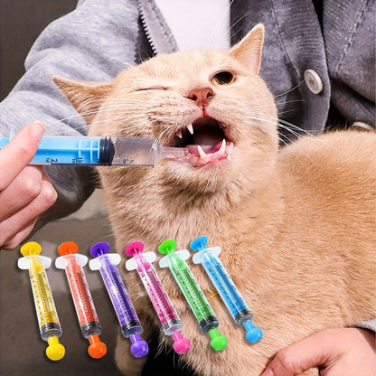 seringue alimentation couleur chat